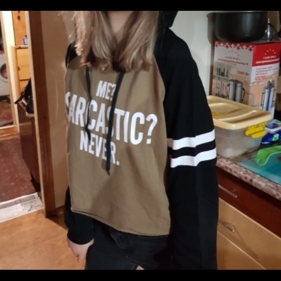 ROMWE Drawstring Colorblock Letter Varsity Striped - Picture 5 of 5